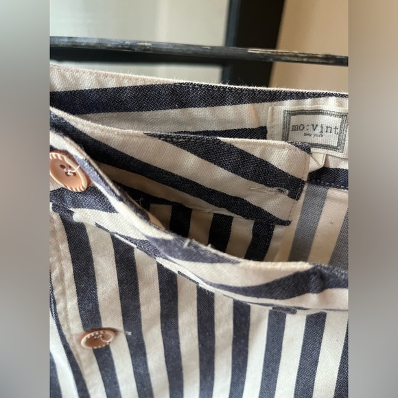 Mo: Vint New York Striped Skirt - Picture 3 of 4
